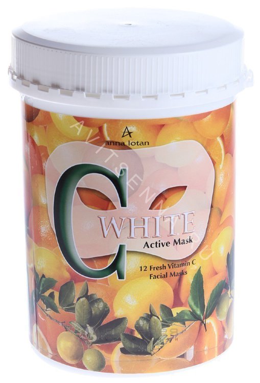Маска активная с витамином C Anna Lotan Lightening Care C White Active Mask 12 шт