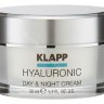 Klapp Hyaluronic Day & Night Cream, 50 мл. Крем Гиалуроник День-Ночь.
