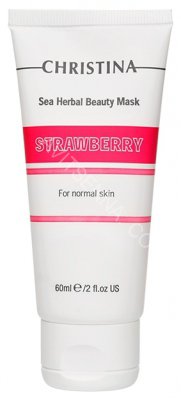 Christina Masks Sea Herbal Beauty Mask Strawberry, 60 мл. Клубничная маска для нормальной кожи.