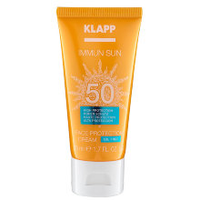 Klapp Sun Face Protection Cream SPF 50, 50 мл. Солнцезащитный крем для лица