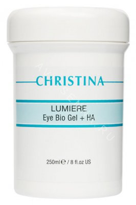 Christina Gels And Serum Eye & Neck Bio Gel, 250 мл. Гель Лумирэ с гиалуроновой кислотой для век.