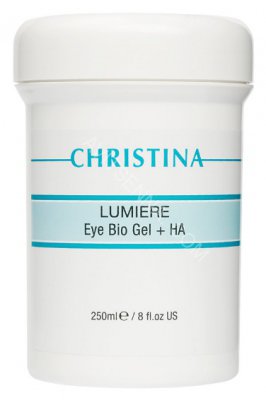 Christina Gels And Serum Eye & Neck Bio Gel, 250 мл. Гель Лумирэ с гиалуроновой кислотой для век.