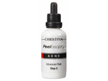 Christina Peelosophy Acne Advanced Peel - Гликолевый пилинг для кожи с угревой сыпью (шаг 5) 50мл