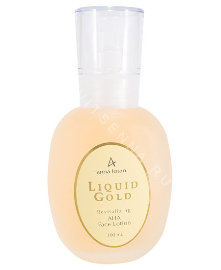 Активный лосьон-гель для лица Золотой Anna Lotan Liquid Gold Revitalizing AHA Face Lotion 100 мл