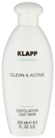 Эксфолиатор для жирной кожи Klapp Clean & Active Exfoliator Oily Skin 250 мл