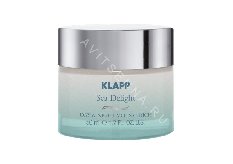 Klapp SEA DELIGHT Day and Night Mousse Rich, 50 мл. Питательный крем-мусс для лица