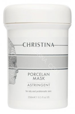 Christina Masks Porcelan Masque Astringent, 250 мл. Поросуживающая фарфоровая маска.